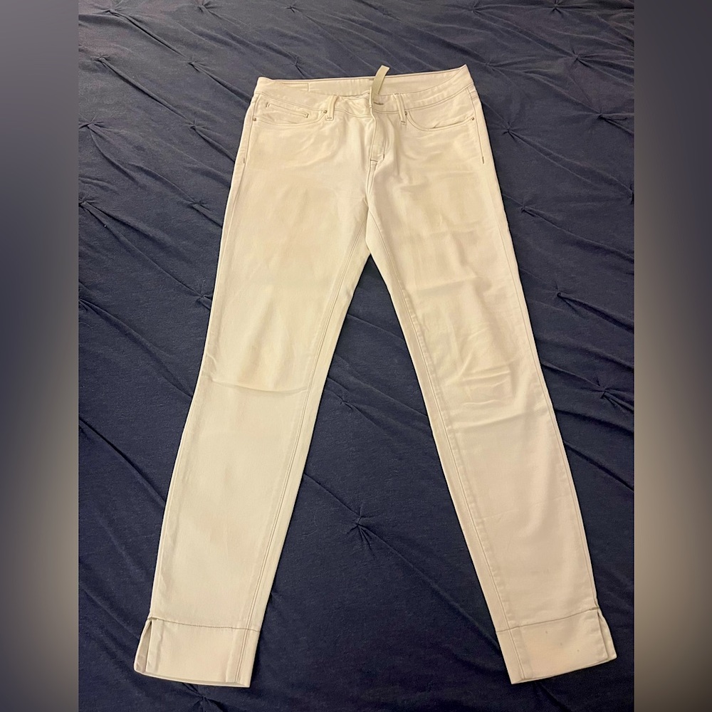 White skinny Mango jeans